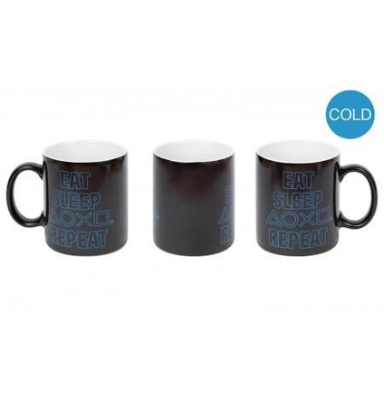 Kubek termoaktywny Playstation "EAT, SLEEP, PLAY, REPEAT"