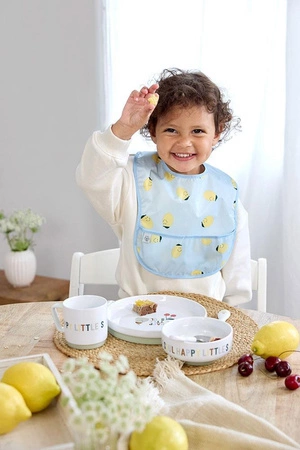 Lassig Zestaw śliniaków wodoodpornych 2szt. 6m+ Happy Fruits Lemon