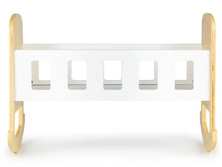 Drewniana kołyska łóżeczko dla lalek ECOTOYS