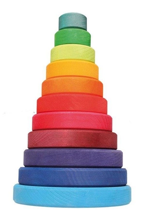 Wieża, 21 cm, kolorowa, 1+, Grimm's