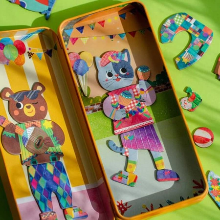 mierEdu Układanka magnetyczna - Impreza muzyczna ME0887