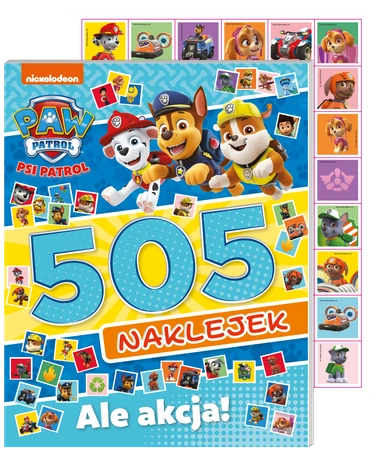 Ale akcja! Psi Patrol. 505 naklejek