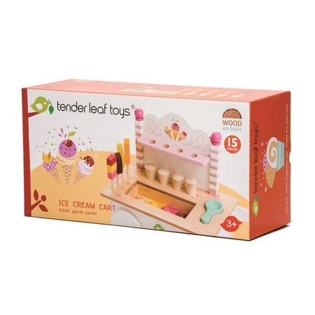 Drewniany sklepik z lodami na magnesy, Tender Leaf Toys