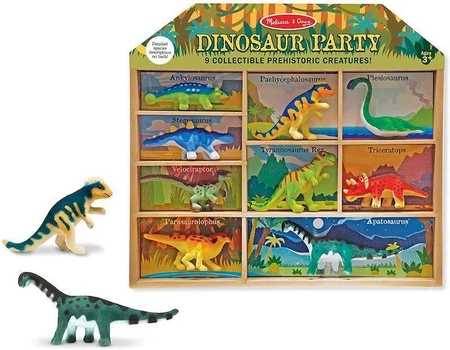 Figurki Dinosaur Party 12666- Melissa & Doug, dinozaury dla dzieci