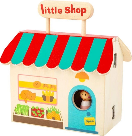 Drewniany sklep spożywczy w pudełku Little Shop Small Foot 11393