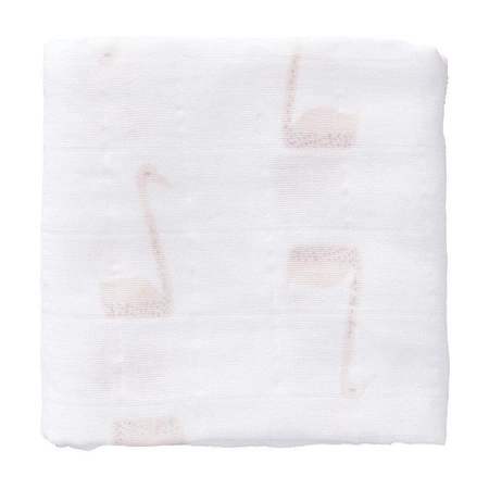 Fresk Pieluszki muślinowe zestaw 2 szt. 70 x 60 cm Łabędź