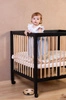 Childhome PLAYPEN 97 BLACK/NATUREL + WHEELS