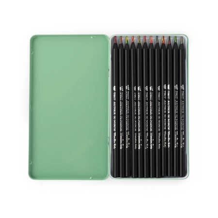 12 tęczowych kredek w metalowym opakowaniu 719101