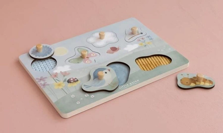 Little Dutch Puzzle sensoryczne Flowers & Butterflies FSC LD4765