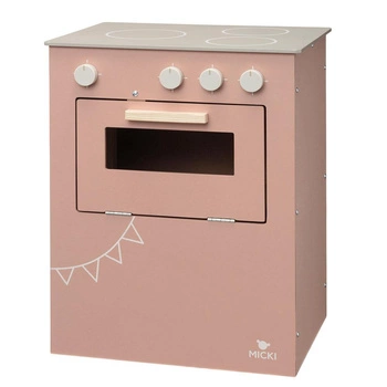 Kuchnia drewniana Micki różowa