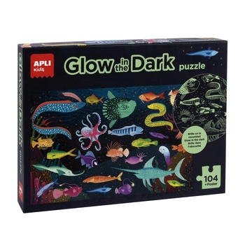 Puzzle świecące w ciemności Apli Kids - Ocean 5+
