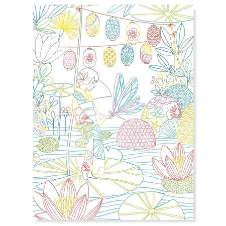 Obrazy do kolorowania w teczce - JAPONIA DJ08694