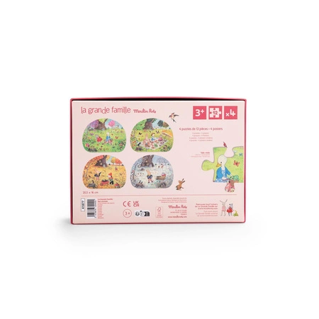 Puzzle kartonowe "PORY ROKU" Grande Famille 632440