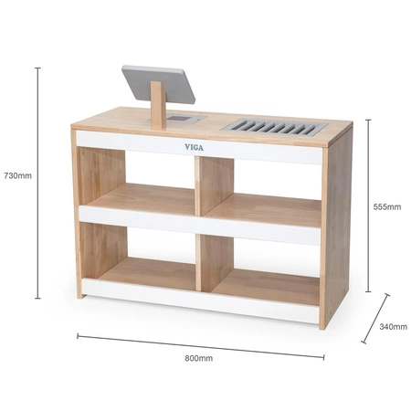VIGA Drewniana Kasa Sklepowa