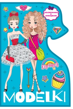 Modelki kolorowanka z wykrojnikiem