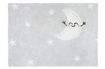 Lorena Canals Dywan bawełniany Happy Moon, Mr Wonderful & Lorena Canals 120 x 160 cm