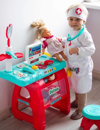WOOPIE Gabinet Małego Lekarza Doktora Światło Dźwięk + 22 akc