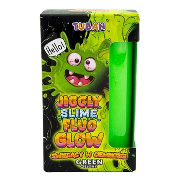 Jggly Slime Fluo Glow zielony 430 g