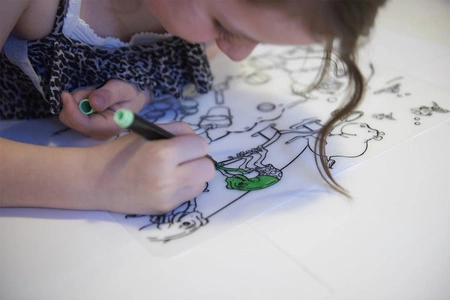 Mata do kolorowania wielokrotnego użytku Scrunch - Nad morzem