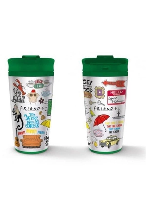Kubek termiczny Przyjaciele - ICONOGRAPHIC - metalowy