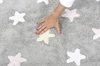 Lorena Canals Dywan bawełniany Tricolor Star Gris/Rosa 120 x 160 cm
