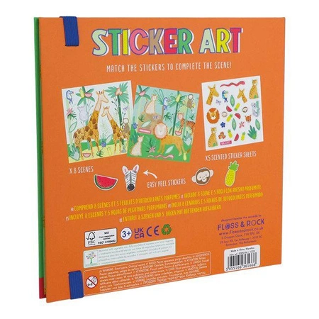 Dżungla Zestaw Pachnących Naklejek Wielokrotnego Użytku