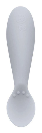 EZPZ Silikonowa łyżeczka Tiny Spoon 2 szt. pastelowa szarość