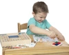 Zestaw drewnianych stempli Deluxe Litery i cyfry Melissa and Doug 40118