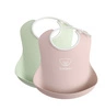 BABYBJORN - 2 śliniaki - Powder Green/ Powder Pink