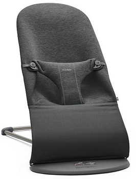 BABYBJORN - leżaczek BLISS 3D Jersey - Szaroczarny