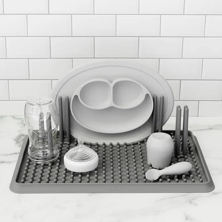 EZPZ Silikonowa suszarka do naczyń szara