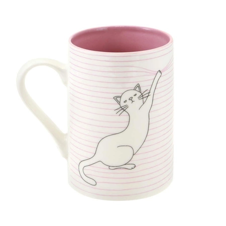 Kubek - Felines - Koty - Asking Fur Trouble (Pink)