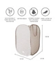 3 Sprouts Kosz Na Pranie i Zabawki Pop-up Gingham Beige