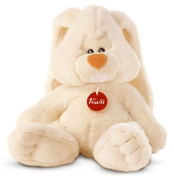 Pluszowy kremowy zajączek, 13701-Trudi, maskotki dla dzieci