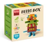 Kreatywne klocki konstrukcyjne tęczowy Hello Box Bioblo 100 elementów