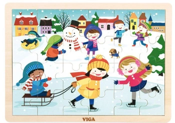 Puzzle sezonowe Zima