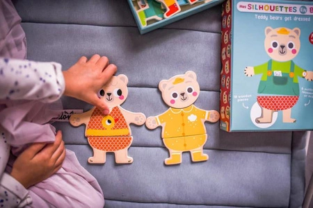 Auzou Drewniane wesołe Misie 78644