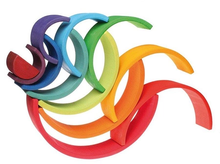 Tęcza 12-elementowa, kolorowa, 3+, Grimm's