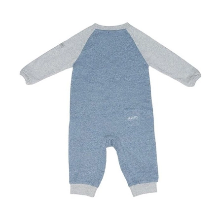 Juddlies Organic Raglan Pajacyk Blue M