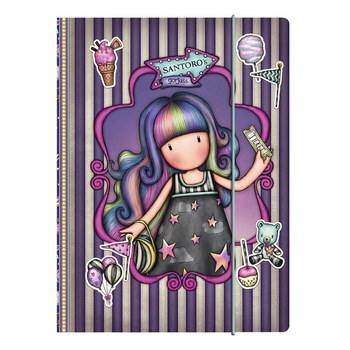 Teczka Zamykana na Gumkę - Gorjuss - Fairground - Up and Away