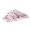 JellyCat Smok Lawendowy 66 cm