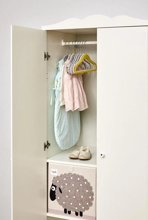 3 Sprouts Wieszaki Welurowe Sowa 10 szt