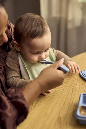 Filibabba Zestaw 3 silikonowych łyżeszek Ocean Mix