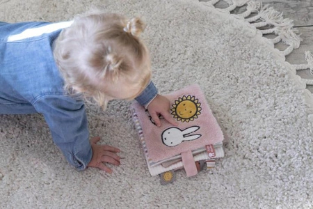 Tiamo Miffy Duża książeczka sensoryczna Fluffy Pink NIJN925