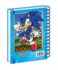 Sonic the Hedgehog kołonotatnik A5 (z gumką) - Zielone wzgórze