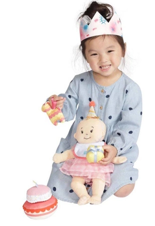 Komplet urodzinowy dla lalek Baby Stella 160970-Manhattan Toy, akcesoria dla lalek