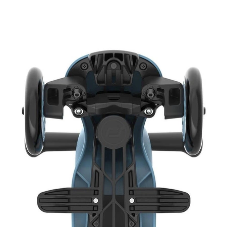 ZESTAW - SCOOTANDRIDE Highwaykick 1 Push and Go 2w1 Jeździk i hulajnoga z rączką do prowadzenia 1-5 lat Steel + Kask XXS BLACK