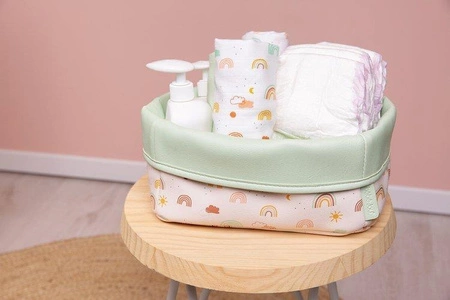 bebe-jou Chusteczki bambusowo-muślinowe 32 x 32cm (3 szt.) Rainbow Sky 305303