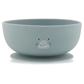 Silikonowa miseczka z przyssawką - Rekin Trixie Baby