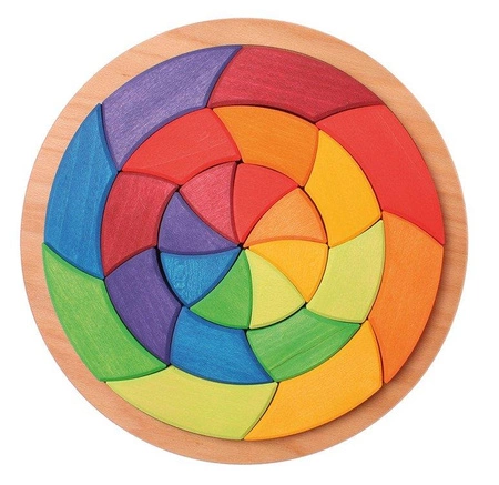 Układanka Koło, kolorowe, 3+, Grimm's
